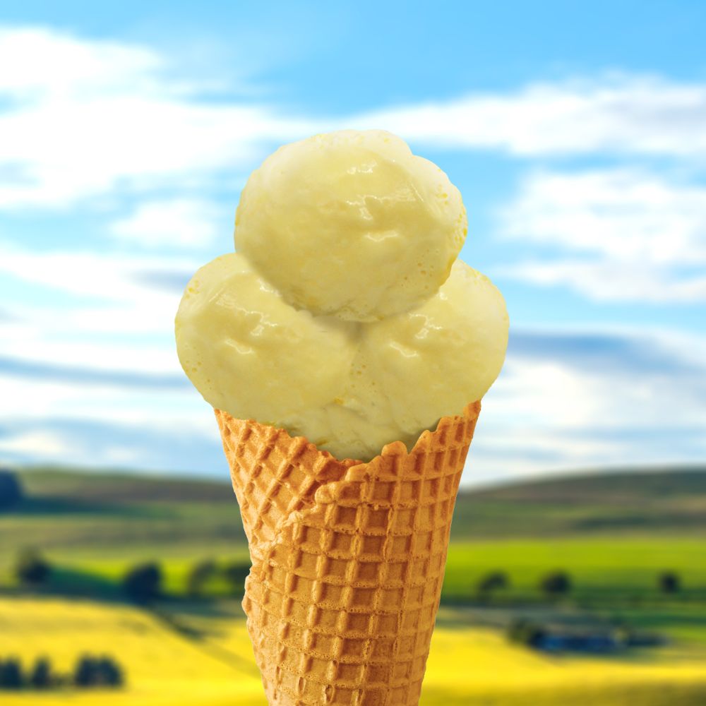 ice cream lemon Meringue